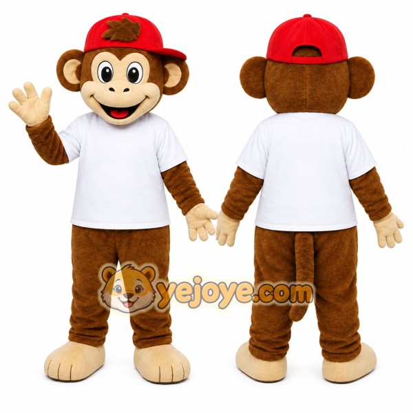 Brown Monkey Mascot Costume for Events and Promotions