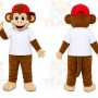Brown Monkey Mascot Costume for Events and Promotions