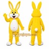 Yellow Rabbit Mascot Costume for Holiday Events