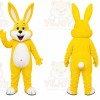 Yellow Rabbit Mascot Costume for Holiday Events