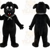 Black Dog Mascot Costume for Events and Promotions