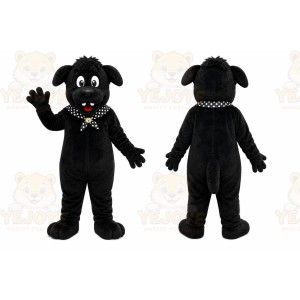 Black Dog Mascot Costume for Events and Promotions