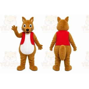 Brown Fox Mascot Costume for Children's Events