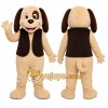 Beige Dog Mascot Costume for Children's Events Beige Dog Mascot Costume for Children's Events
