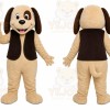 Beige Dog Mascot Costume for Children's Events