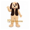 Beige Dog Mascot Costume for Children's Events Beige Dog Mascot Costume for Children's Events