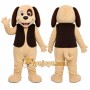 Beige Dog Mascot Costume for Children's Events