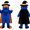 Blue Wizard Mascot Costume for Holiday Events