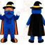 Blue Wizard Mascot Costume for Holiday Events