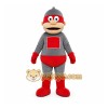 Gray Robot Mascot Costume for Children's Events Gray Robot Mascot Costume for Children's Events