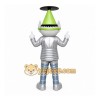Silver Robot Mascot Costume for Children's Events Silver Robot Mascot Costume for Children's Events