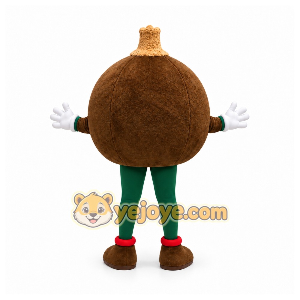 Brown Chestnut Mascot Costume for Events and Promotions Brown Chestnut Mascot Costume for Events and Promotions