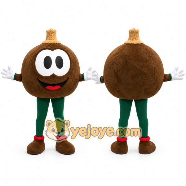Brown Chestnut Mascot Costume for Events and Promotions
