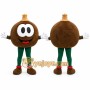 Brown Chestnut Mascot Costume for Events and Promotions