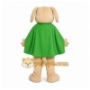 Beige Dog With Cape Mascot Costume for Events and Promotions Beige Dog With Cape Mascot Costume for Events and Promotions