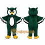 Green Owl Mascot Costume for Events and Promotions