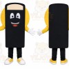 Yellow Cell Phone Mascot Costume for Events and Promotions