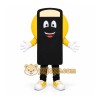 Yellow Cell Phone Mascot Costume for Events and Promotions Yellow Cell Phone Mascot Costume for Events and Promotions
