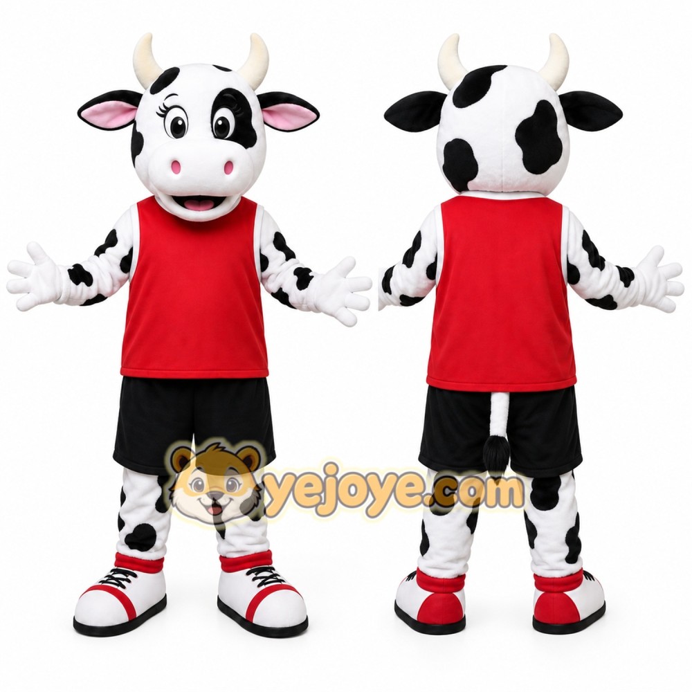 White Cow Mascot Costume for Events and Promotions White Cow Mascot Costume for Events and Promotions