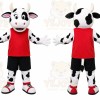 White Cow Mascot Costume for Events and Promotions