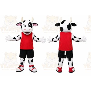 White Cow Mascot Costume for Events and Promotions