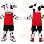 White Cow Mascot Costume for Events and Promotions