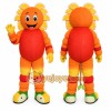 Orange Sunflower Mascot Costume for Events and Promotions
