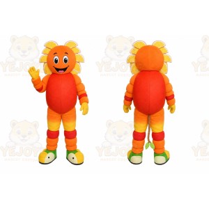 Orange Sunflower Mascot Costume for Events and Promotions