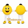 Yellow Smiley Face Mascot Costume for Events and Promotions Yellow Smiley Face Mascot Costume for Events and Promotions