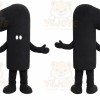 Black Number One Mascot Costume for Events and Promotions