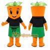 Orange Flower Pot Mascot Costume for Events and Promotions Orange Flower Pot Mascot Costume for Events and Promotions