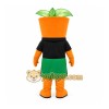 Orange Flower Pot Mascot Costume for Events and Promotions Orange Flower Pot Mascot Costume for Events and Promotions