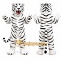 White Tiger Mascot Costume for Events and Promotions