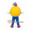 Yellow Smiley Face Mascot Costume for Events and Promotions Yellow Smiley Face Mascot Costume for Events and Promotions