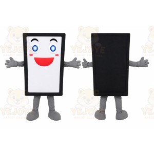 White Smartphone Mascot Costume for Events and Promotions
