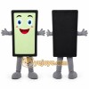 Green Smartphone Mascot Costume for Events and Promotions Green Smartphone Mascot Costume for Events and Promotions