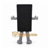 Green Smartphone Mascot Costume for Events and Promotions Green Smartphone Mascot Costume for Events and Promotions