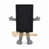 Blue Smartphone Mascot Costume for Events and Promotions Blue Smartphone Mascot Costume for Events and Promotions