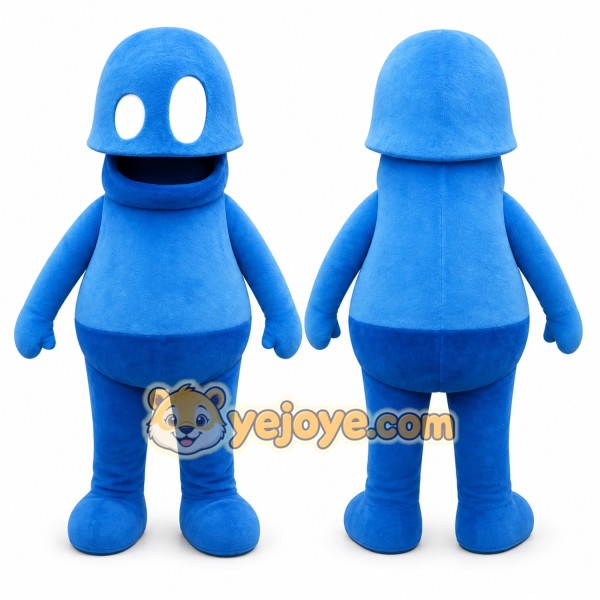 Blue Robot Mascot Costume for Events and Promotions