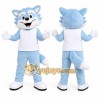 Blue Wolf Mascot Costume for Events and Promotions Blue Wolf Mascot Costume for Events and Promotions