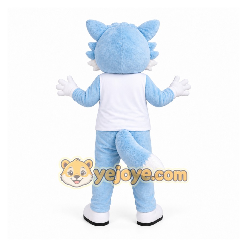 Blue Wolf Mascot Costume for Events and Promotions Blue Wolf Mascot Costume for Events and Promotions