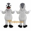 Gray Penguin Mascot Costume for Events and Promotions
