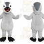 Gray Penguin Mascot Costume for Events and Promotions