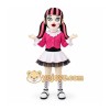 Pink Girl Doll Mascot Costume for Events and Promotions