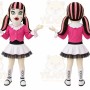 Pink Girl Doll Mascot Costume for Events and Promotions