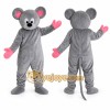 Gray Mouse Mascot Costume for Events and Promotions Gray Mouse Mascot Costume for Events and Promotions