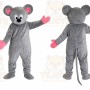 Gray Mouse Mascot Costume for Events and Promotions