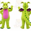Green Dragon Mascot Costume for Events and Promotions