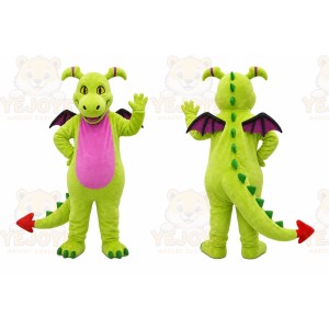 Green Dragon Mascot Costume for Events and Promotions