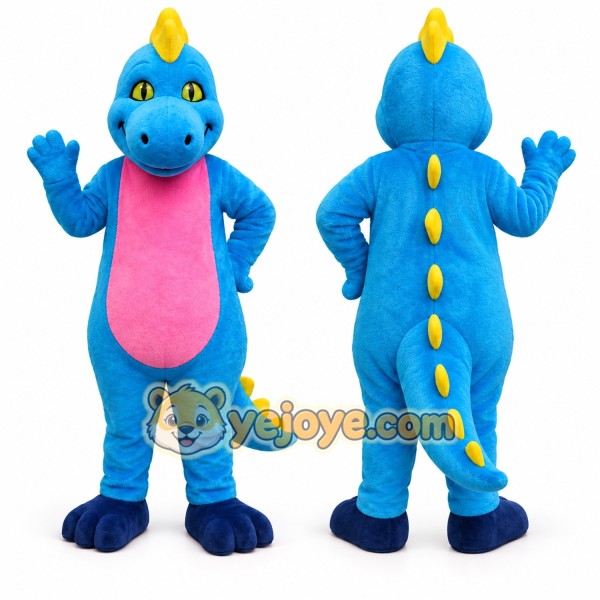 Blue Dragon Mascot Costume for Events and Promotions